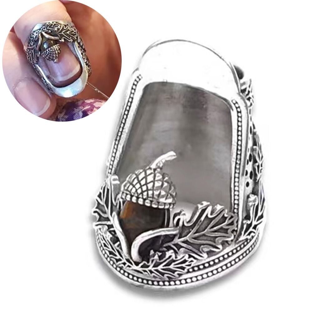 Sewing Thimble Metal - Wysokiej jakości metalowy naparstek z otwartym