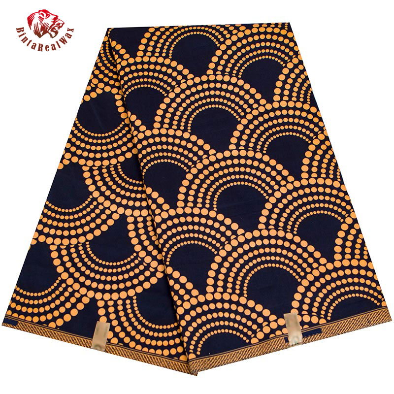 Sewing Batik - BintaRealWax afrykańska tkanina wzór wentylatora Ankara