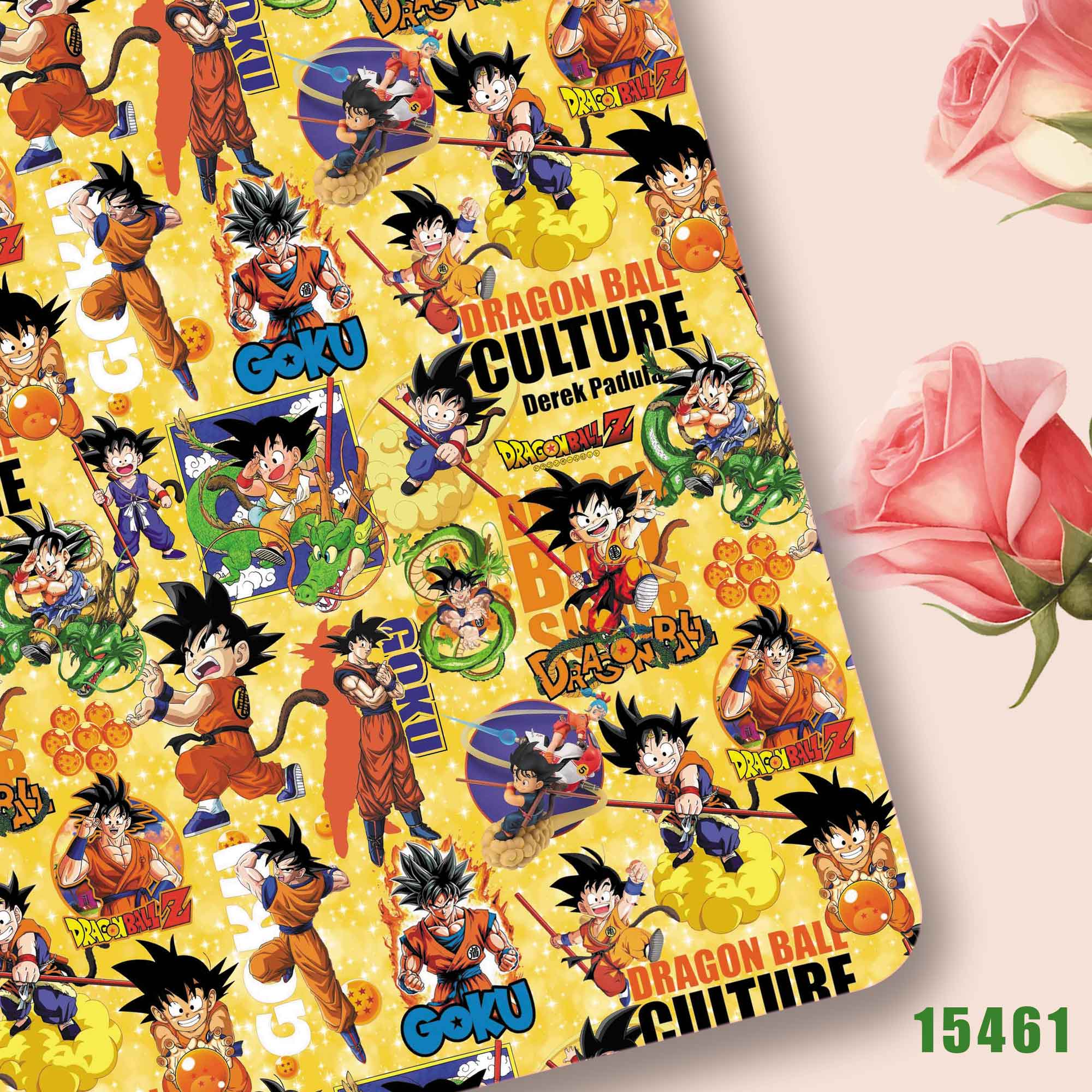 Sewing Production - Tkanina Dragon Ball 140*50cm Poliester/100% Bawełna/Satyna