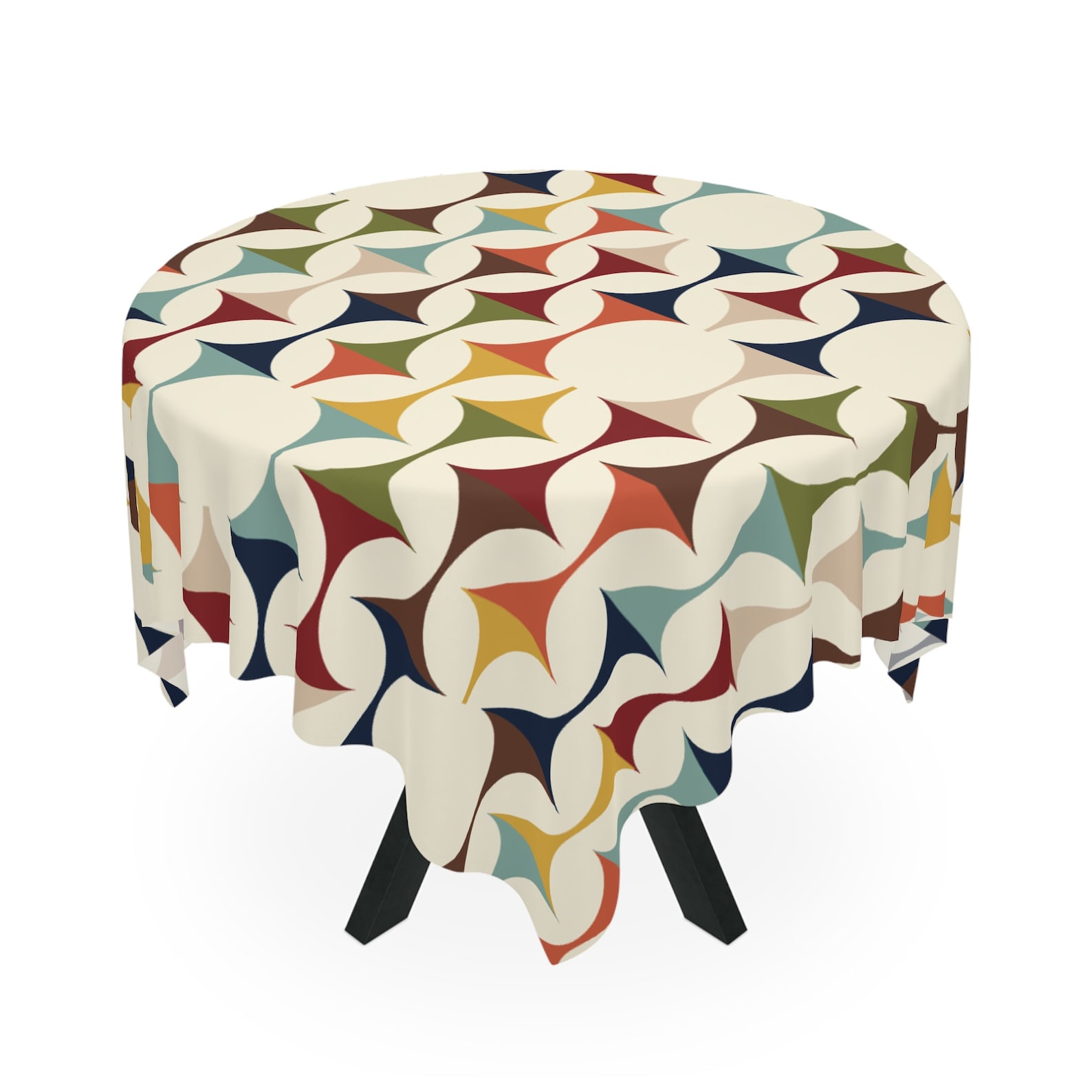 Century Textile & Sewing Supply - Obrus w stylu Mid-Century Modern Retro