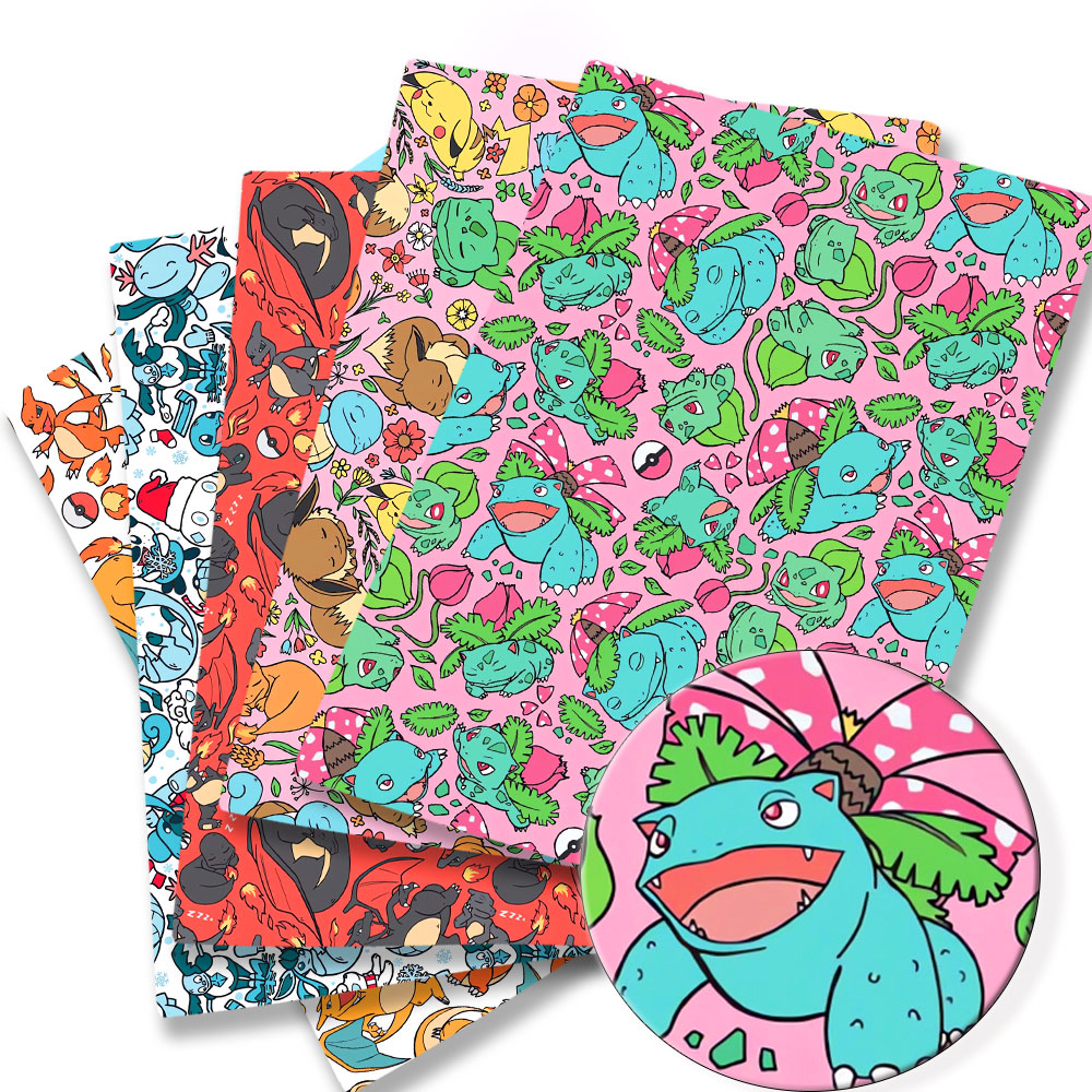 Sewing Production - Pokemon Cartoon Tkanina140 * 50cm Ręcznie