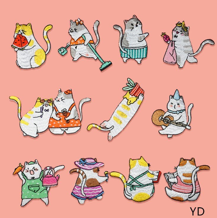 Sewing Id - Nowość! 10 szt. Naszywki haftowane ze