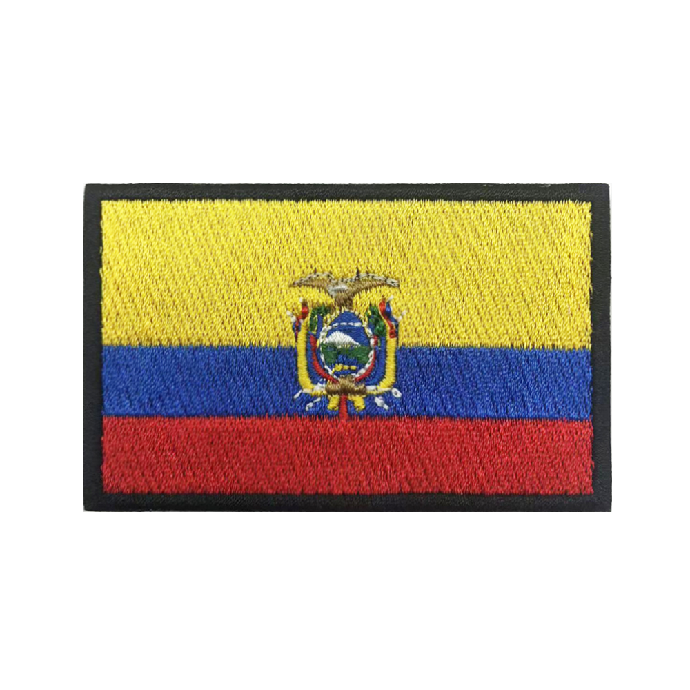 Velcro Sew On - 1PC flaga ekwadorska ekwador naszywka paski