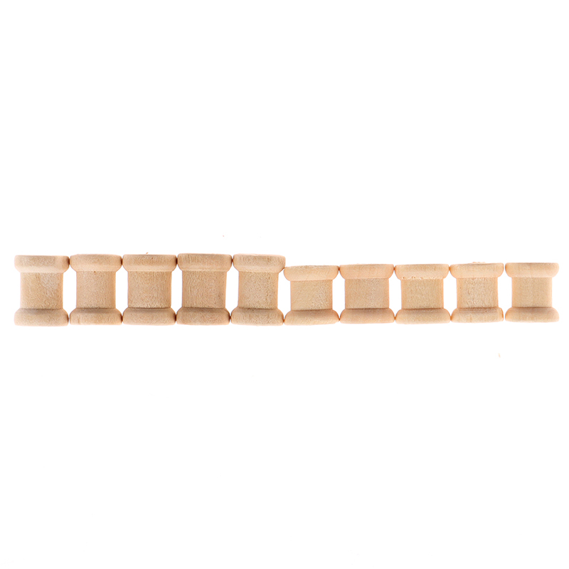 /KQM/100 SZT. Drewniane Puste  – Thread Bobbins Empty recenzja i cena
