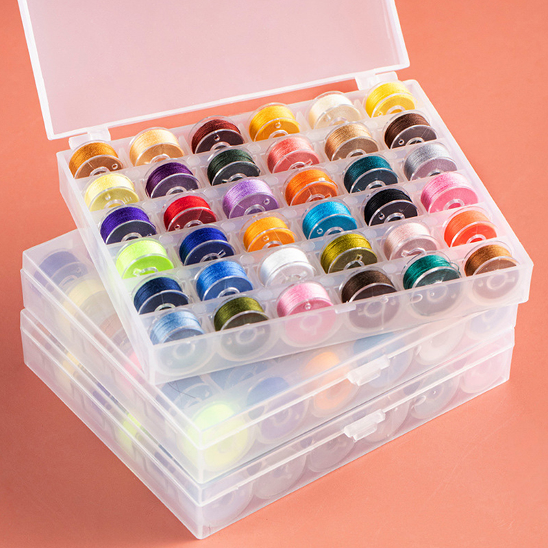 Nowy【Zestaw szpulek do maszyn  – Bobbin Organizer Box recenzja i cena