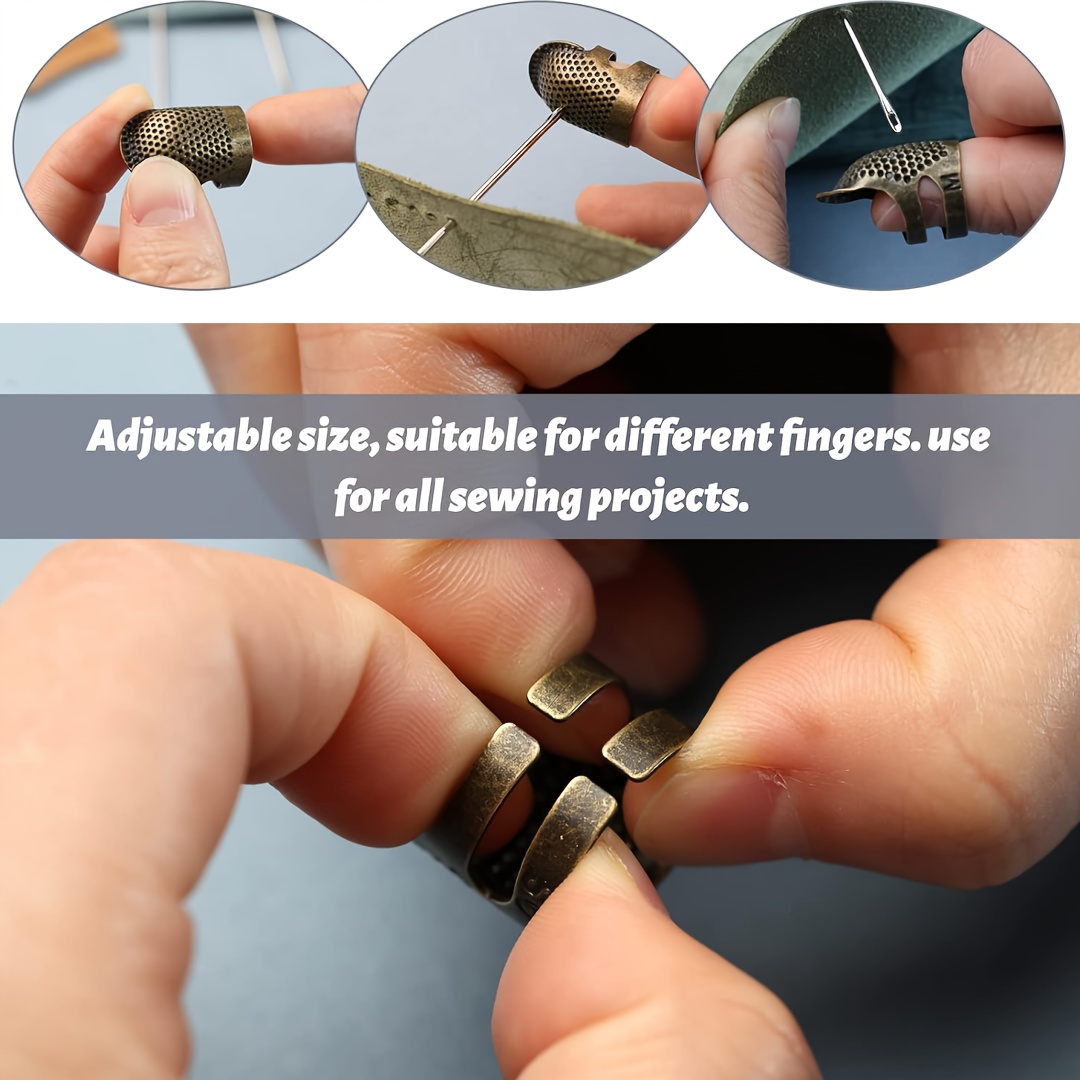 Naparstki do szycia, regulowan – Sewing Thimble Metal recenzja i cena