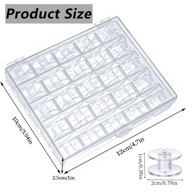 25 szt. Zestaw szpulki do nici – Bobbin Organizer Box recenzja i cena