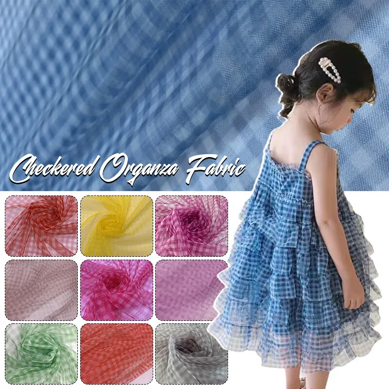 Tkanina siatkowa w kratkę 90x1 – Sewing Batik recenzja i cena