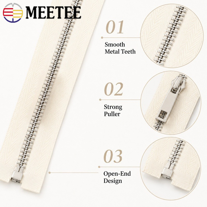 5/10 szt. 40-80 cm 5 #   Metal – Sewing Front Zipper recenzja i cena