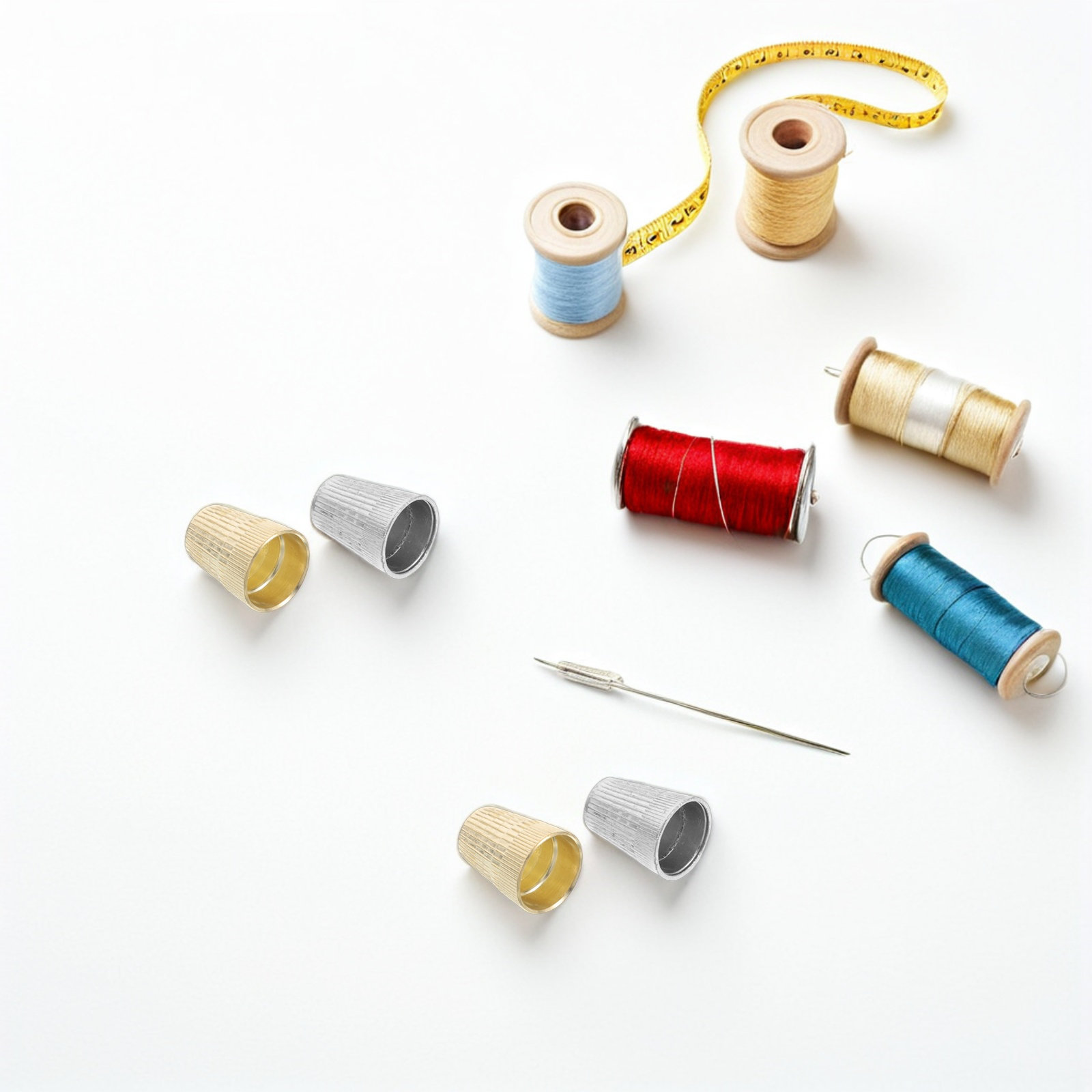 6 szt. metalowych naparstków d – Sewing Thimble Metal recenzja i cena