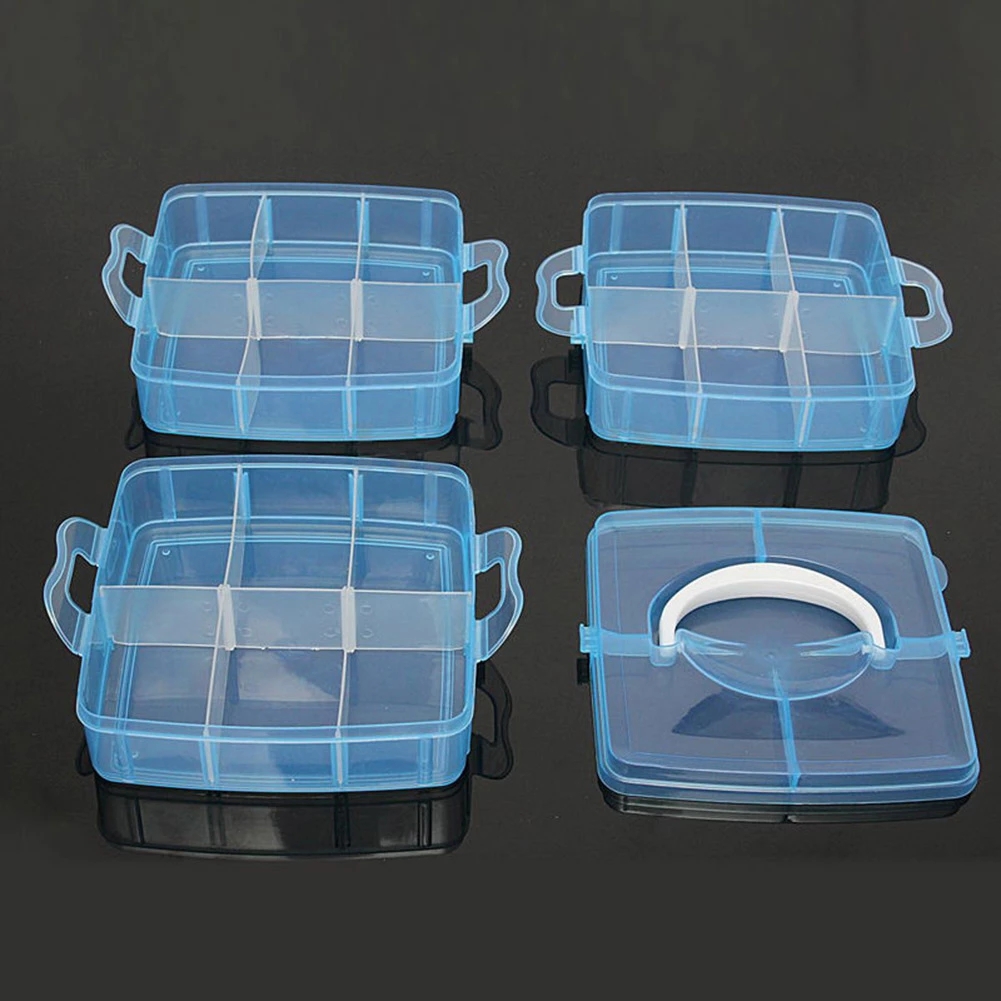 3 warstwy 18 przegródek plasti – Bobbin Organizer Box recenzja i cena