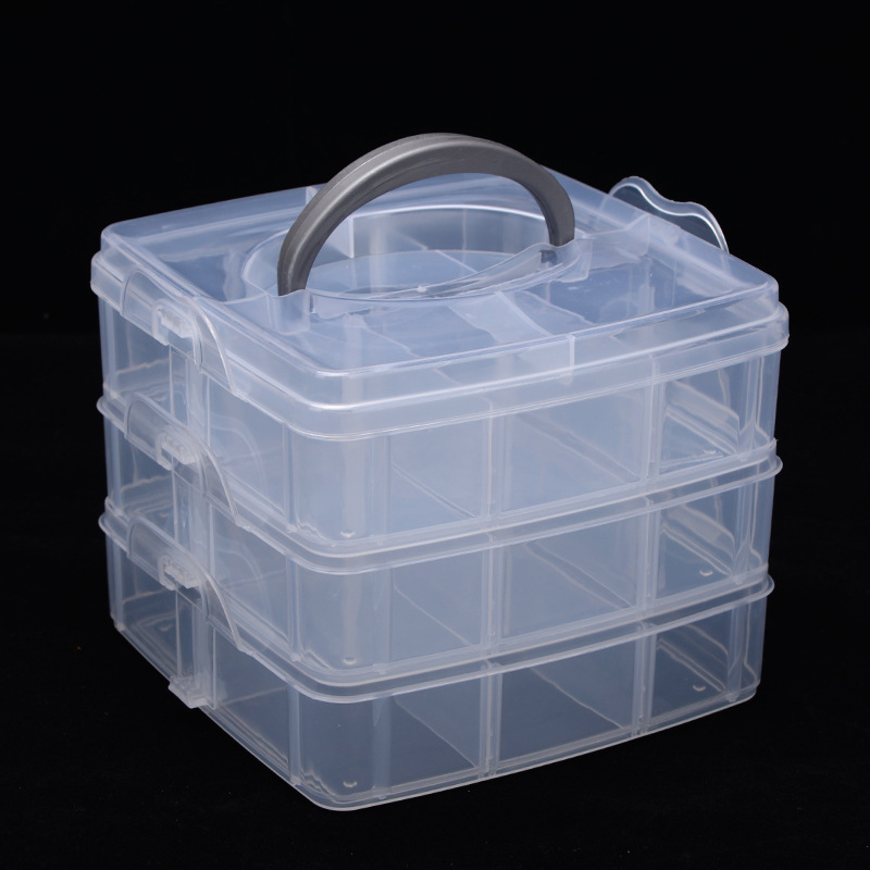 3 warstwy 18 przegródek plasti – Bobbin Organizer Box recenzja i cena