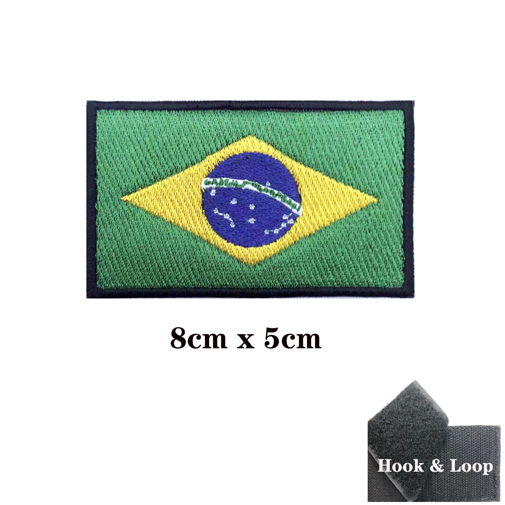 Flaga brazylijska brazylia nas – Velcro Sew On recenzja i cena