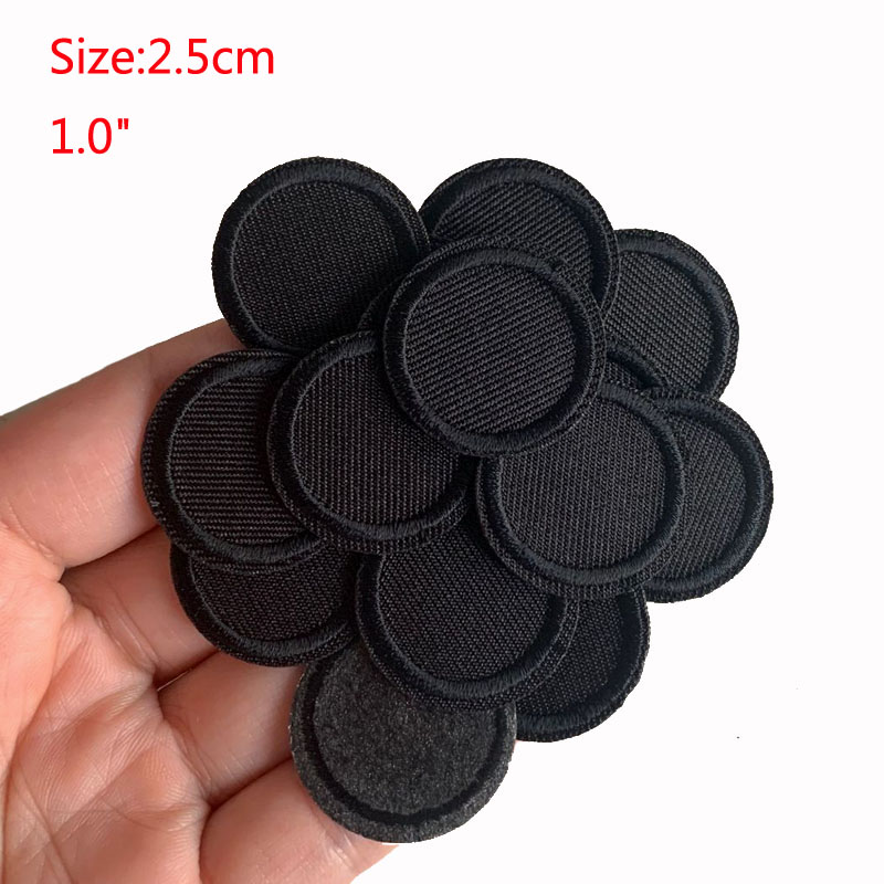 5 sztuk czarne okrągłe naszywk – Velcro Sew On recenzja i cena