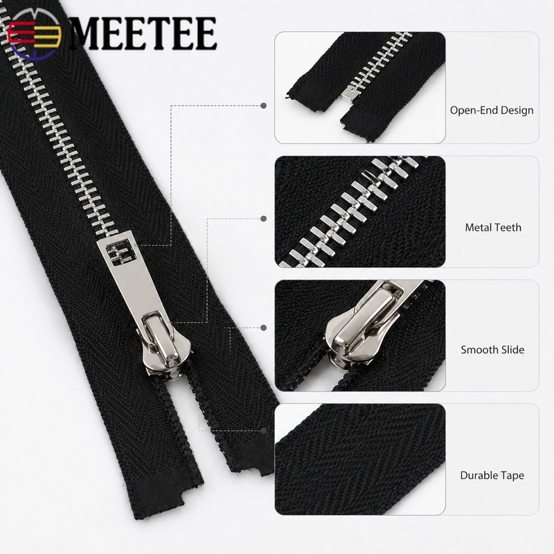 5/10 szt. 40-80 cm 5 #   Metal – Sewing Front Zipper recenzja i cena