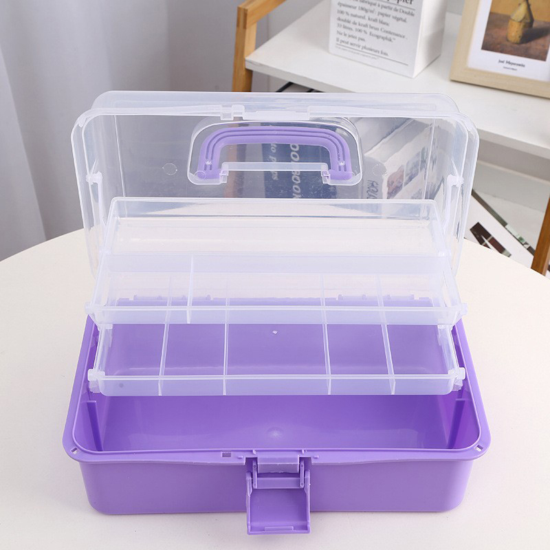 3 warstwy duże pudełko na poje – Bobbin Organizer Box recenzja i cena