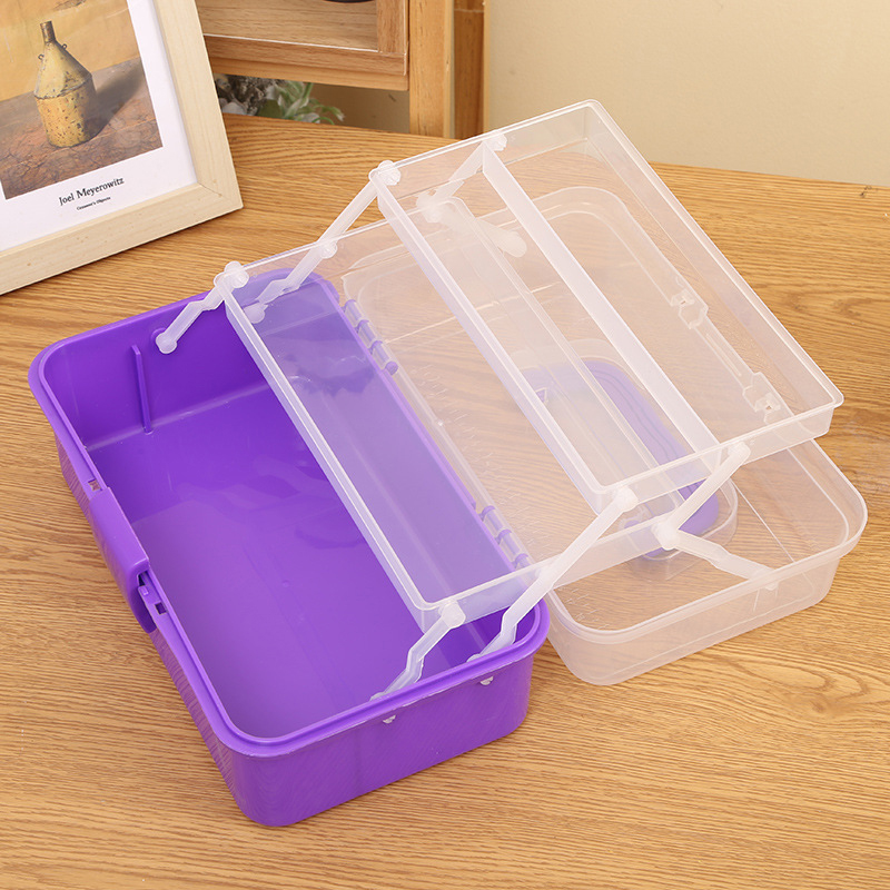 3 warstwy duże pudełko na poje – Bobbin Organizer Box recenzja i cena