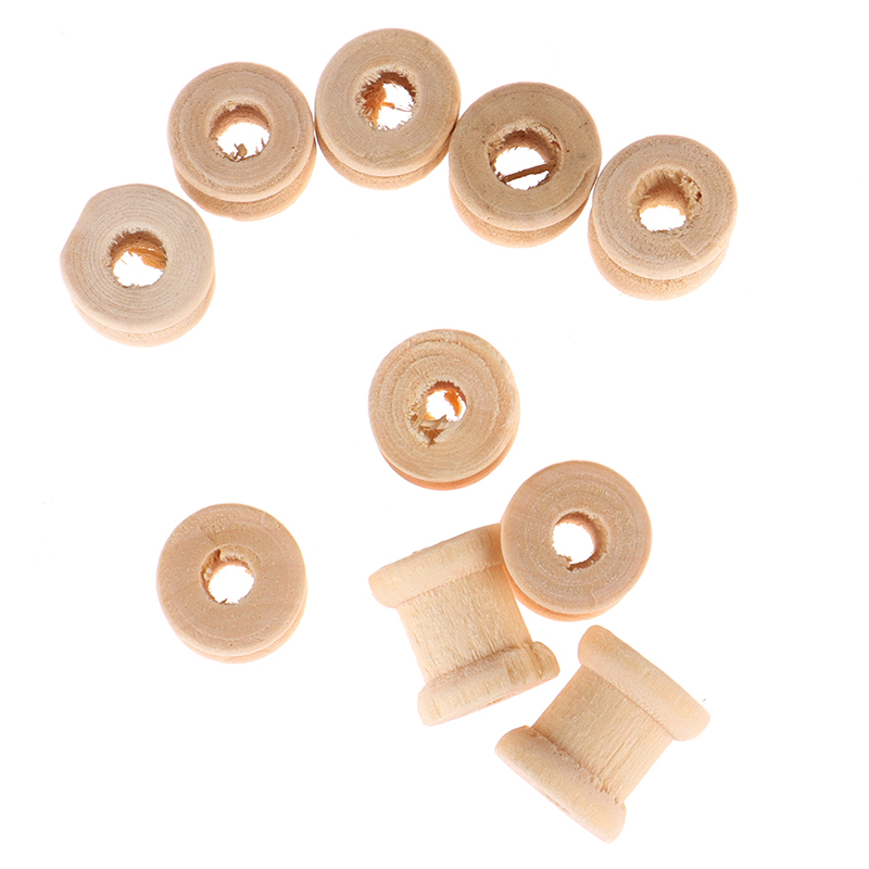 100 SZT. Drewniane Puste Szpul – Thread Bobbins Empty recenzja i cena