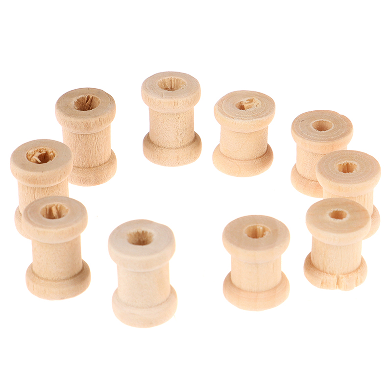 100 SZT. Drewniane Puste Szpul – Thread Bobbins Empty recenzja i cena