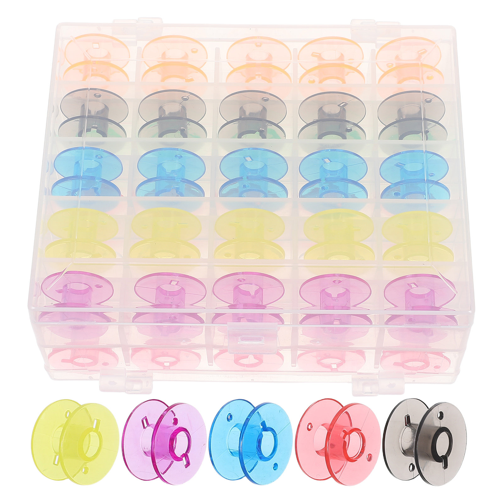 50 sztuk plastikowych szpulek  – Thread Bobbins Empty recenzja i cena