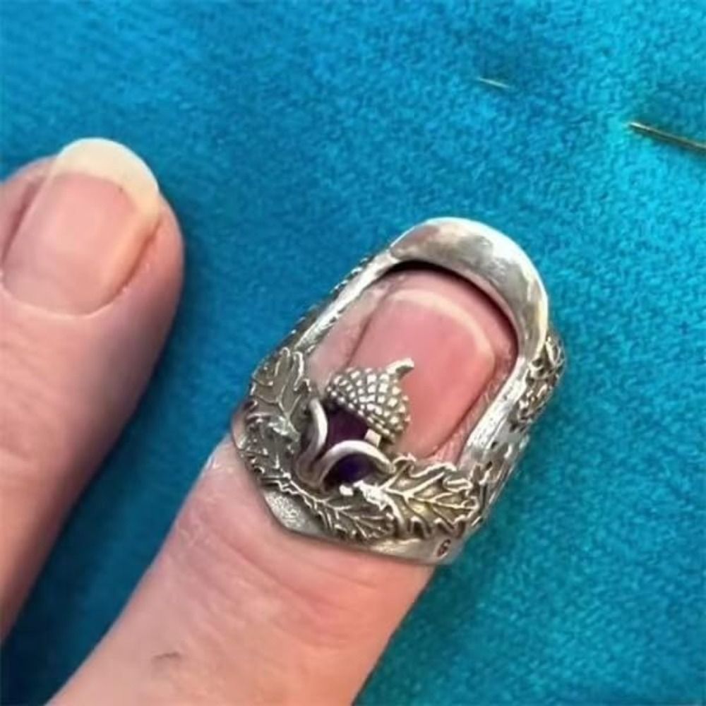 Metalowy otwarty naparstek w k – Sewing Thimble Metal recenzja i cena