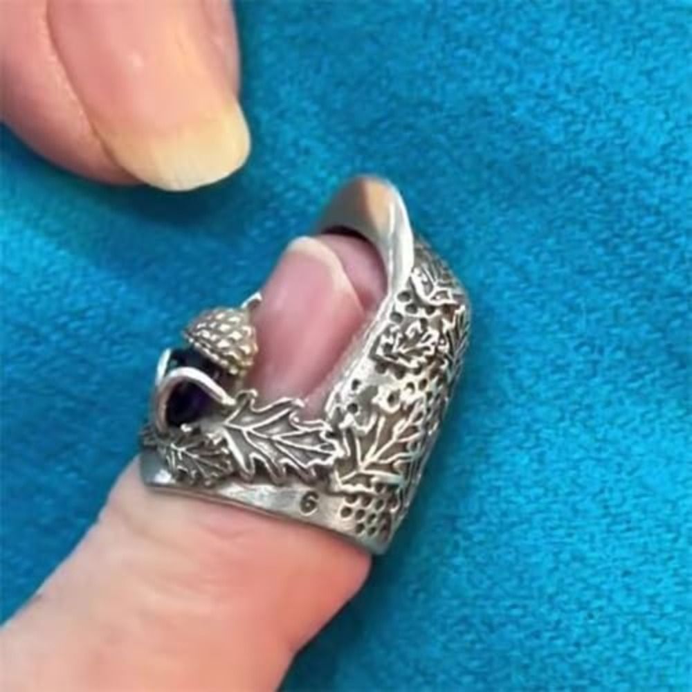 Metalowy otwarty naparstek w k – Sewing Thimble Metal recenzja i cena