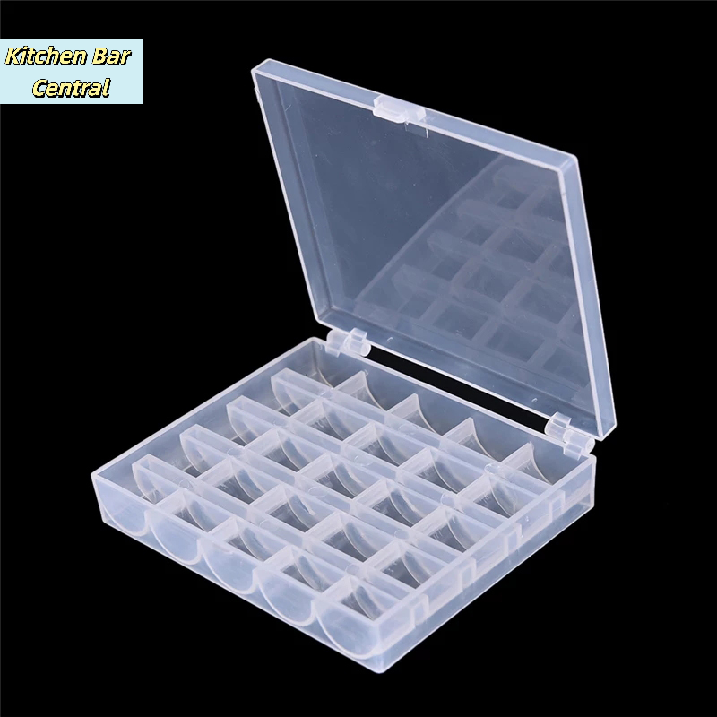 【25 szpulek pustych szpul do m – Bobbin Organizer Box recenzja i cena