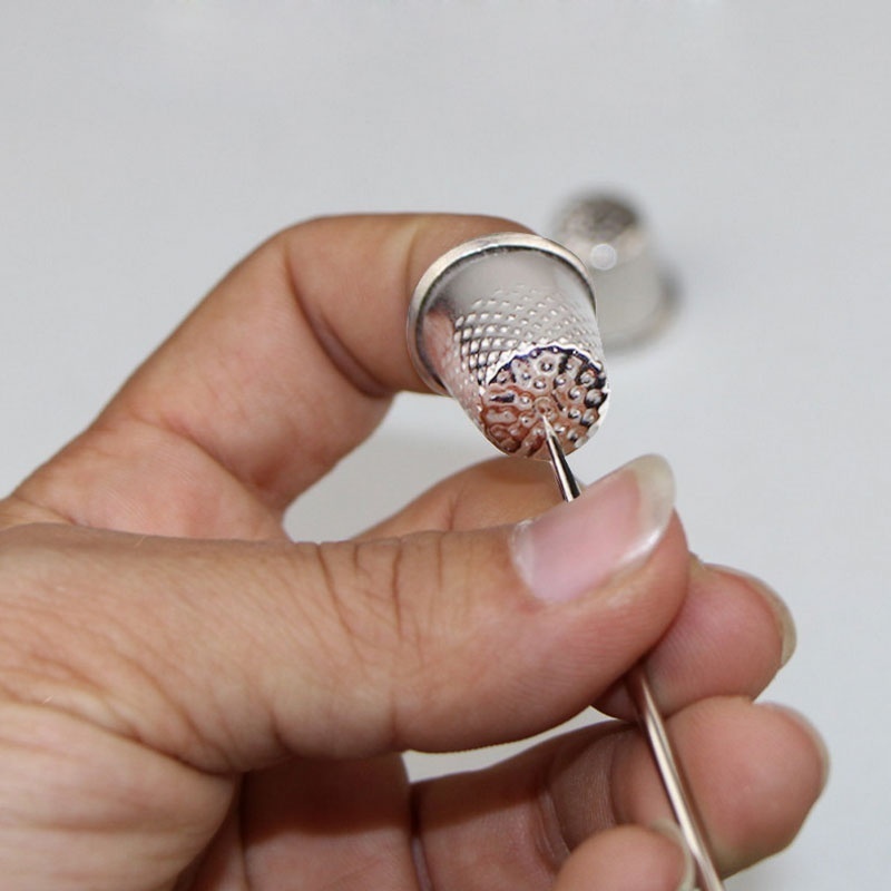 10 szt. Metalowe aluminiowe na – Sewing Thimble Metal recenzja i cena