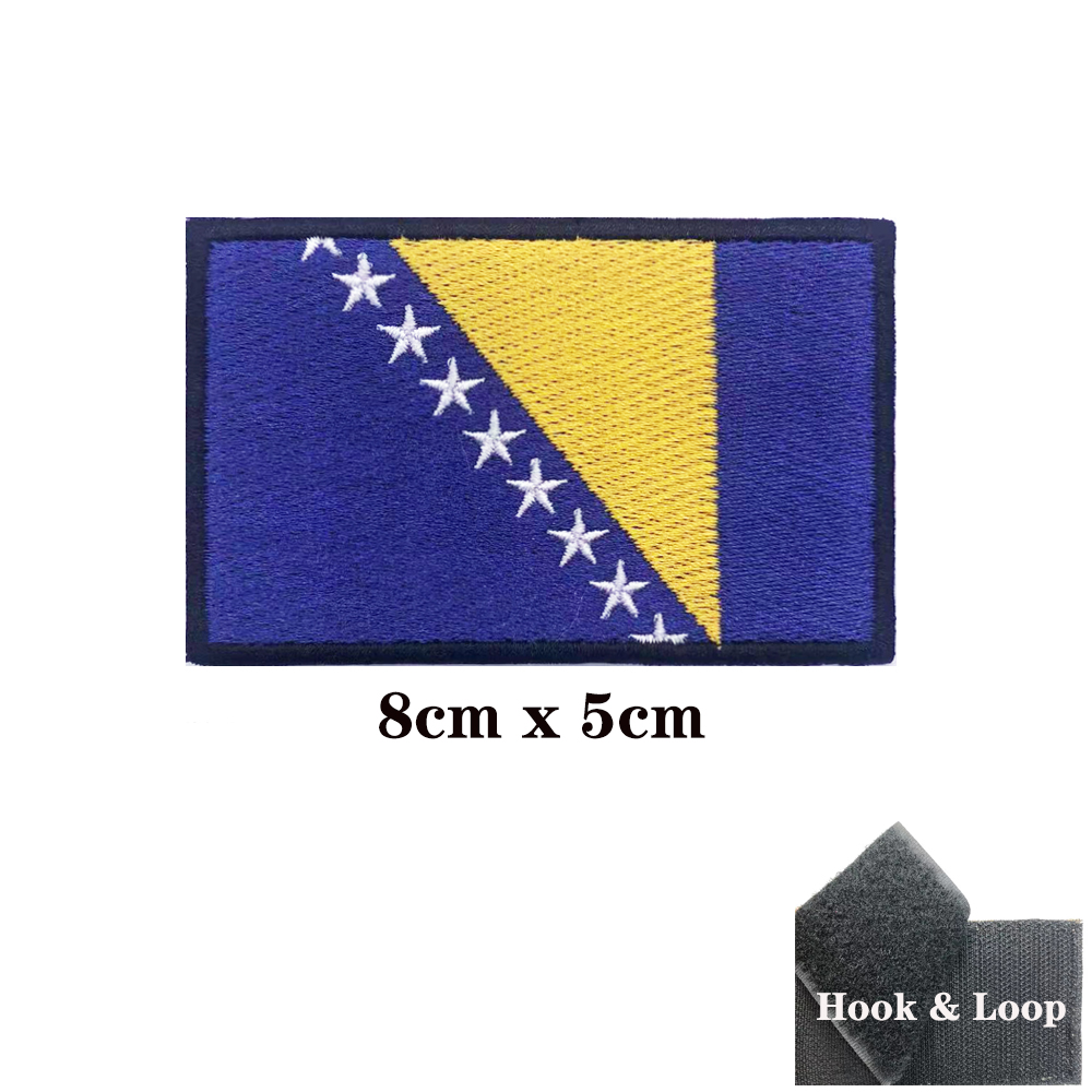 1PC Flaga Bosnyki i Hercegowin – Velcro Sew On recenzja i cena