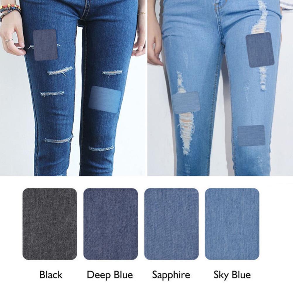 20Pcs Denim Cut Piece Iron On  – Velcro Sew On recenzja i cena