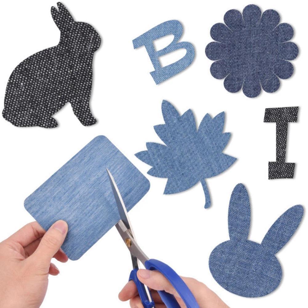 20Pcs Denim Cut Piece Iron On  – Velcro Sew On recenzja i cena