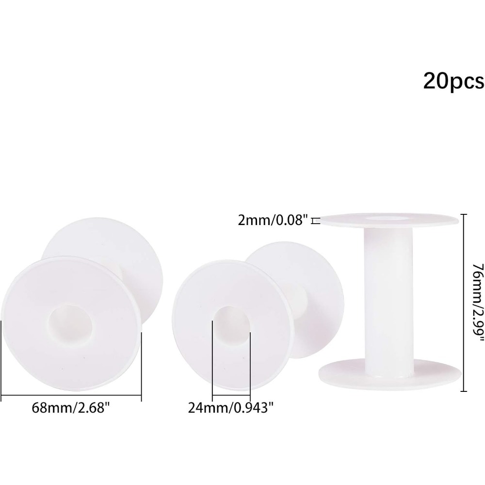20pcs 3 Inches Plastic Empty S – Thread Bobbins Empty recenzja i cena